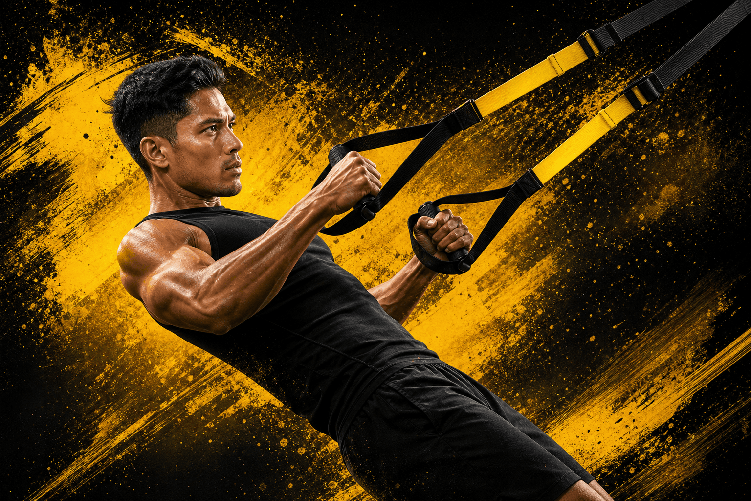 TRX suspension training class at OurFitness Studio in Melaka