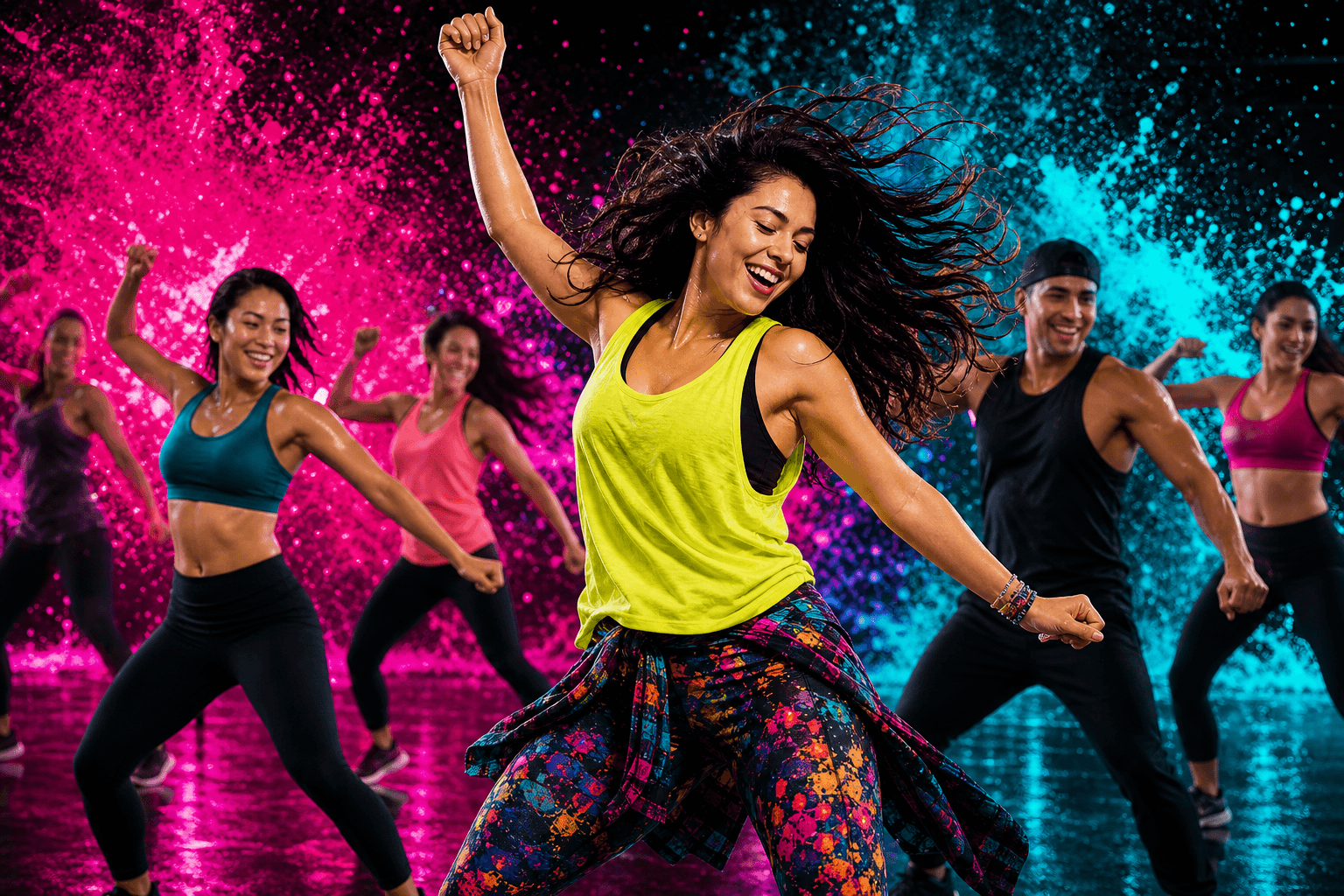 Zumba dance fitness class at OurFitness Studio in Melaka
